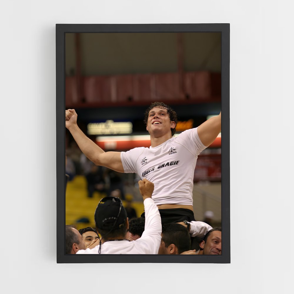 Poster Roger gracie – affiche Jiu-jitsu brésilien (vue 2)
